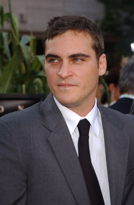 Joaquin Phoenix at the "Signs" premiere in 2002.