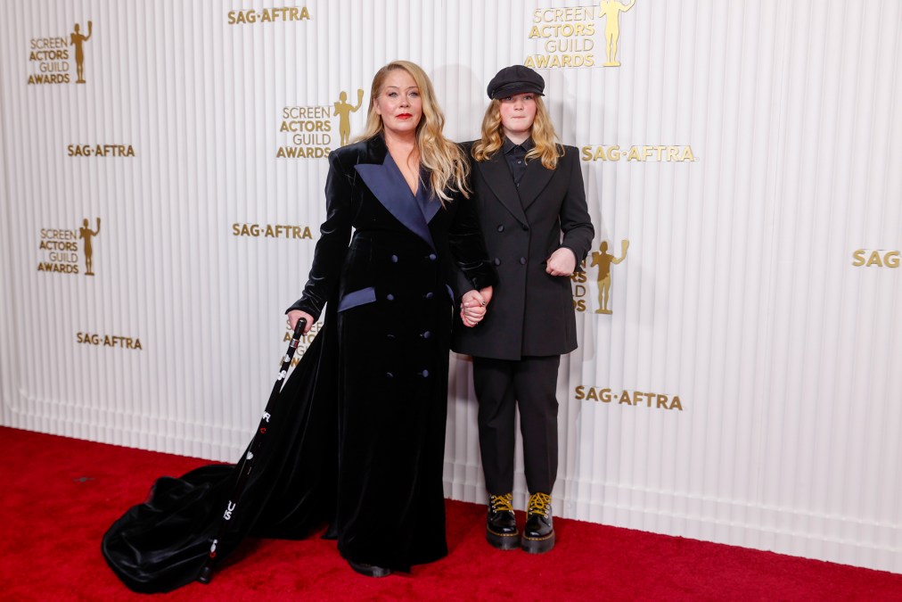 Christina Applegate and daughter Sadie Grace LeNoble attend an event