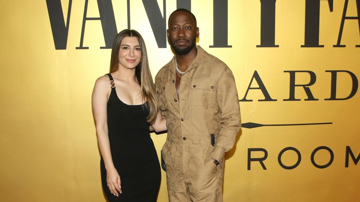 Nasim Pedrad and Lamorne Morris