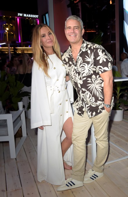 Kate Chastain and Andy Cohen