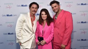 Lisa Vanderpump with Tom Sandoval and Tom Schwartz