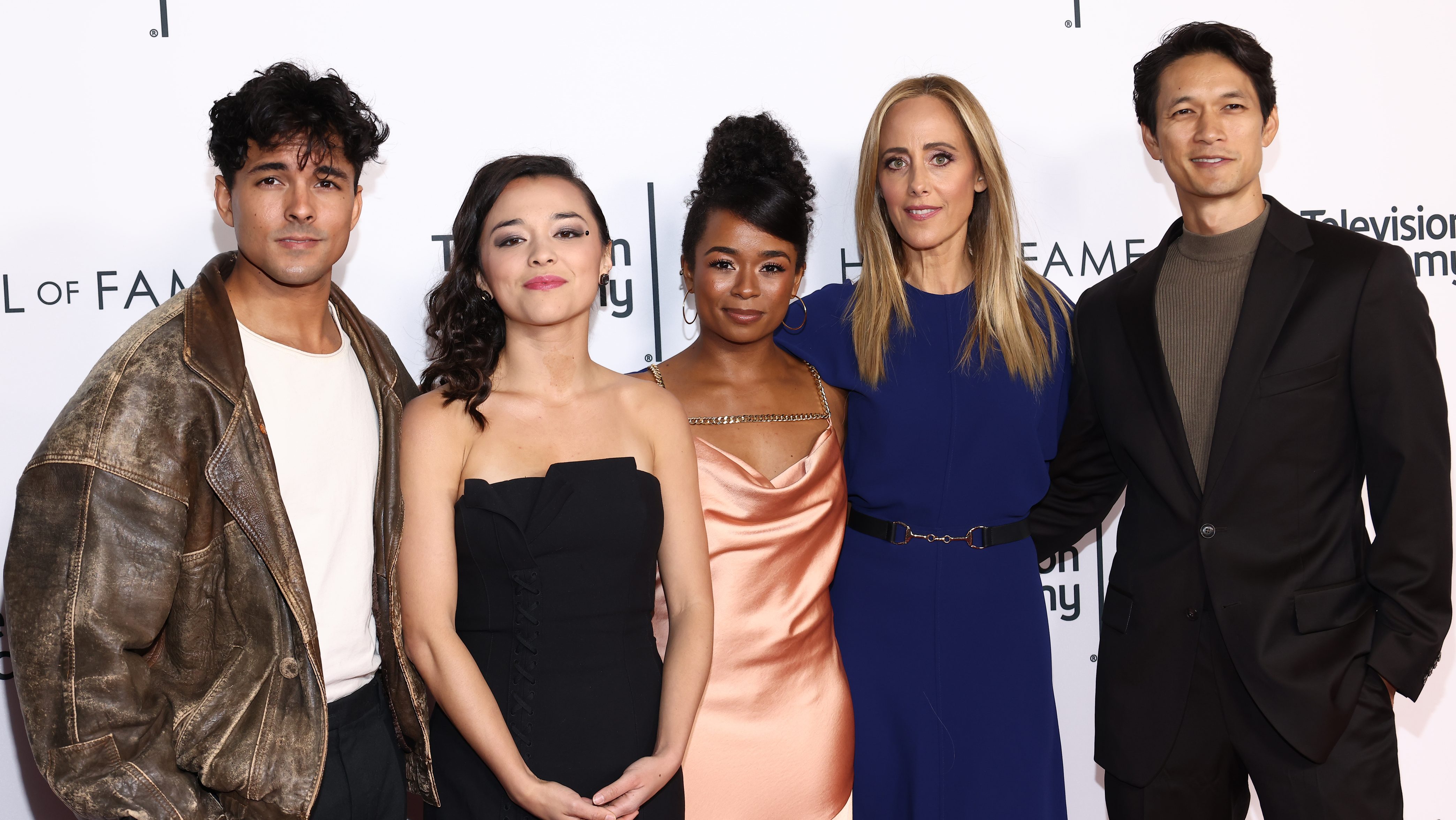 Niko Terho, Midori Francis, Alexis Floyd, Kim Raver and Harry Shum Jr.