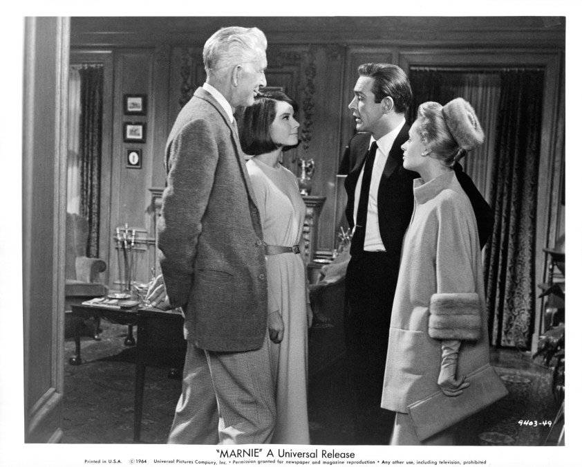 Sean Connery And Tippi Hedren In 'Marnie'