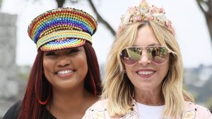 Garcelle Beauvais and Sutton Stracke at 2024 WeHo Pride Parade