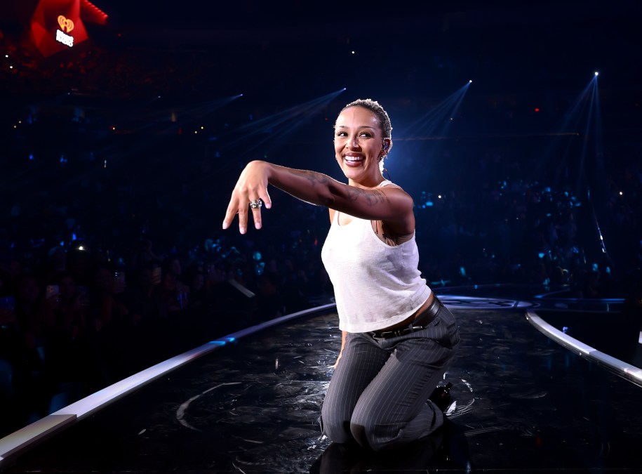 Doja Cat performs onstage at the 2024 iHeartRadio Music Festival