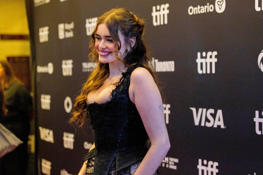 Barbie Ferreira smiles at a film event
