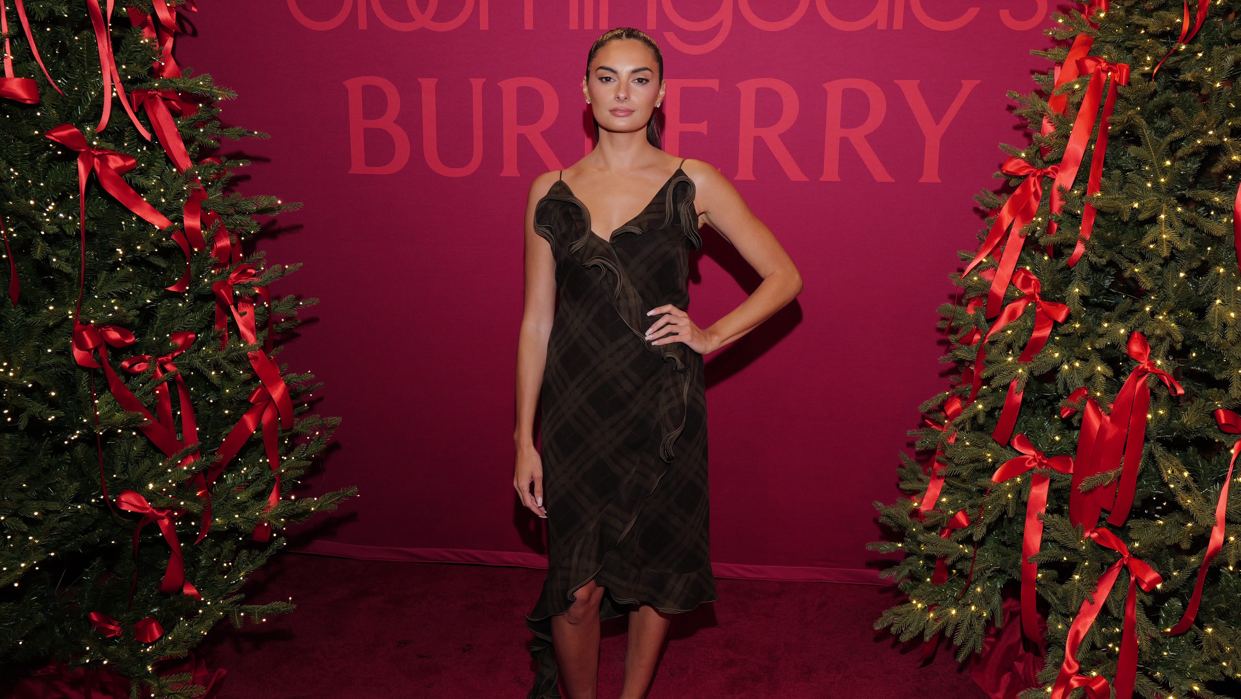 Paige DeSorbo attends a Bloomingdale’s holiday event in New York City