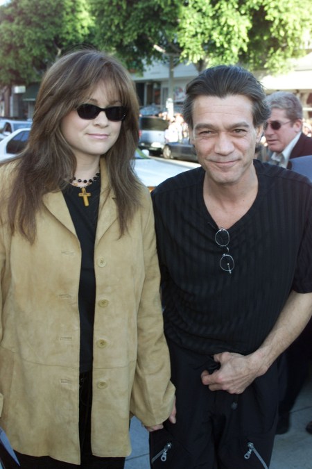 Valerie Bertinelli and Eddie Van Halen in 2001.