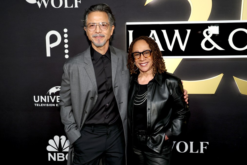 Benjamin Bratt (L) with S. Epatha Merkerson in 2026.