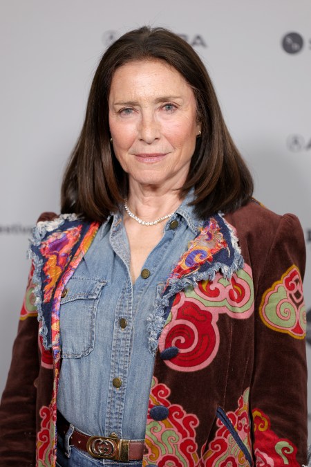 Mimi Rogers smiles at an event for Sundance Film Festival