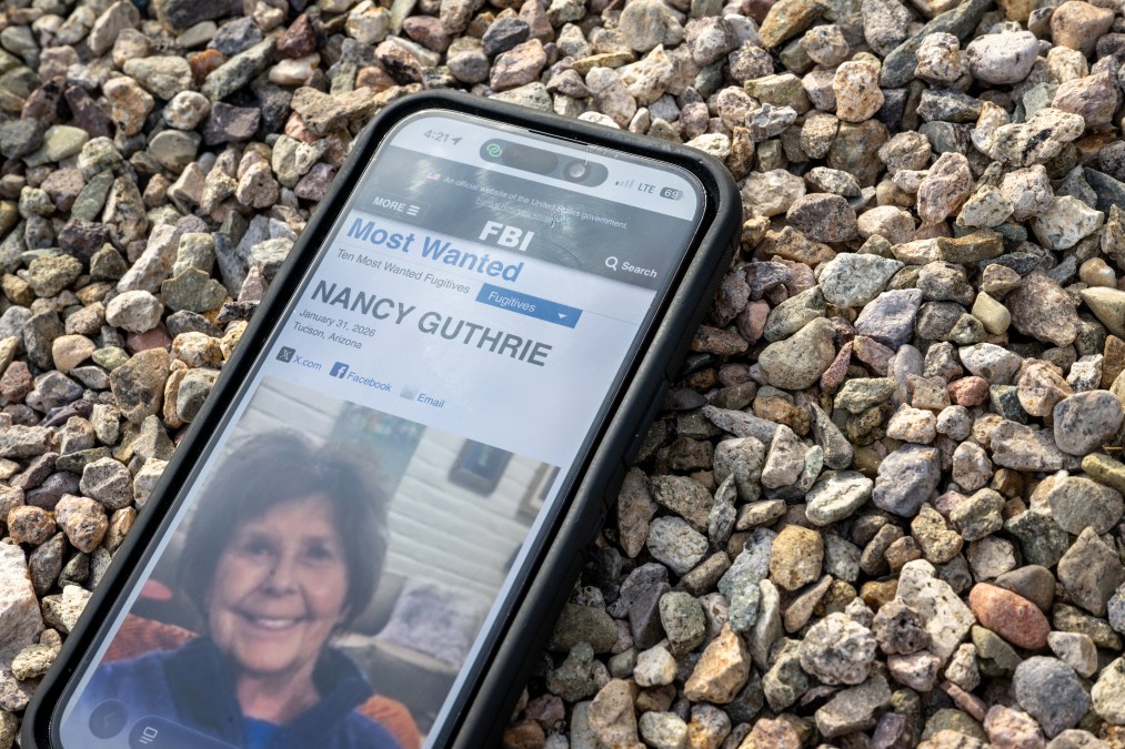 Nancy Guthrie on a FBI Most Wanted list.