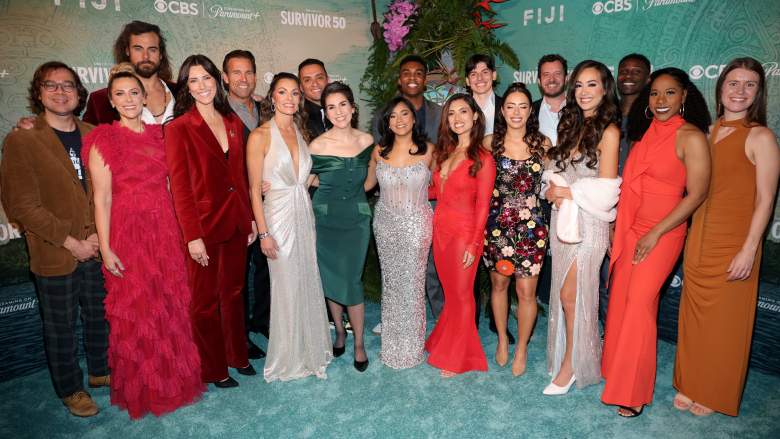 Survivor 50 cast posing together in Fiji ahead of the season