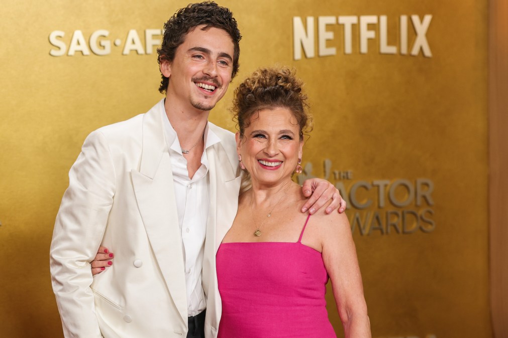 Timothée Chalamet and Nicole Flender