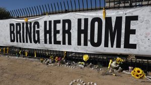 Nancy Guthrie billboard message.