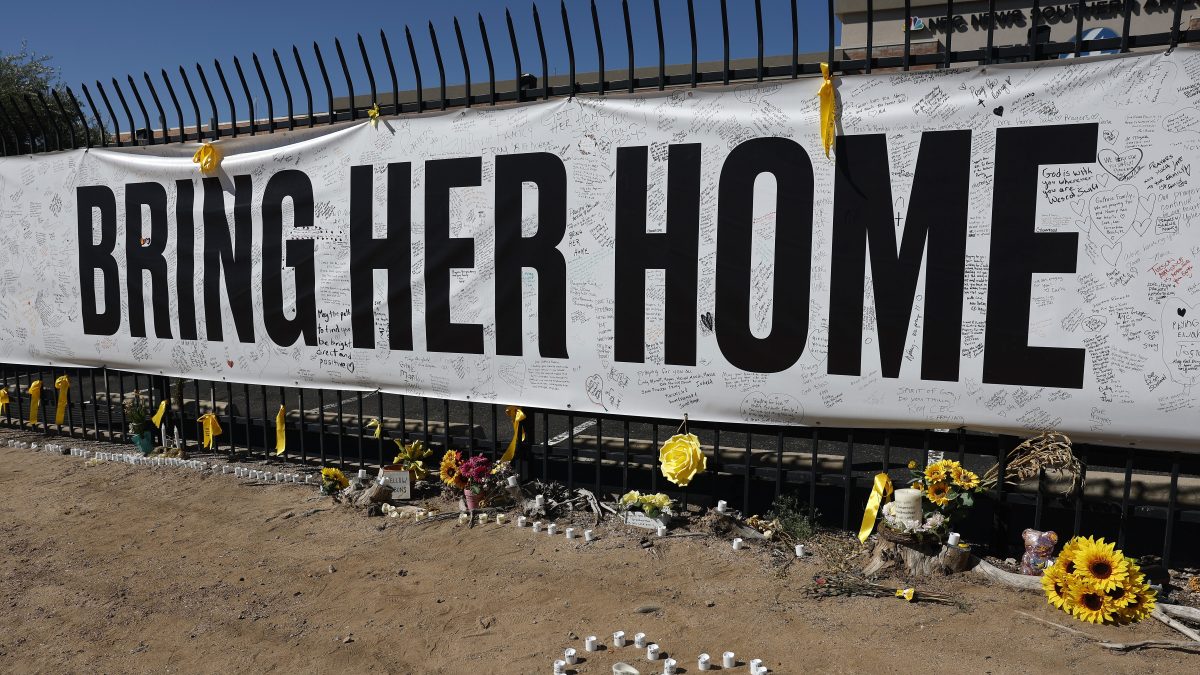 Nancy Guthrie billboard message.