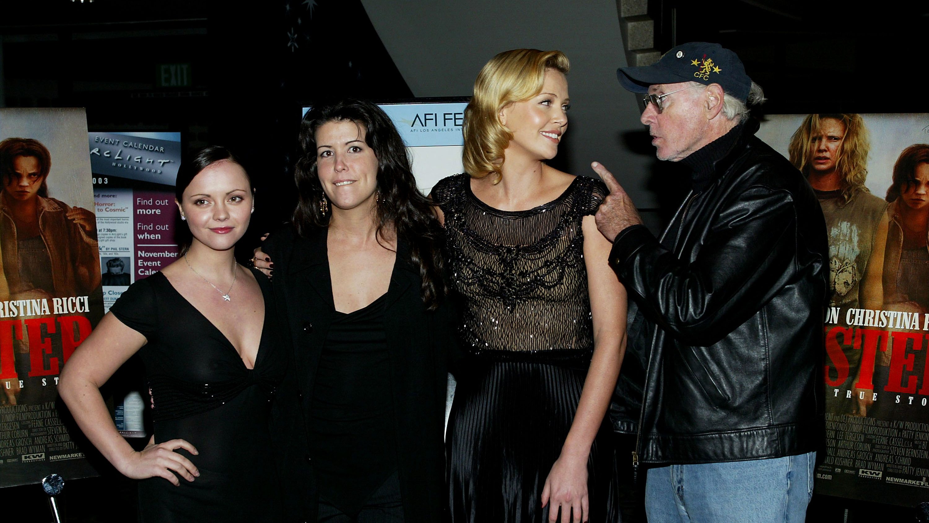 Christina Ricci, Patty Jenkins, Charlize Theron, and Bruce Dern.