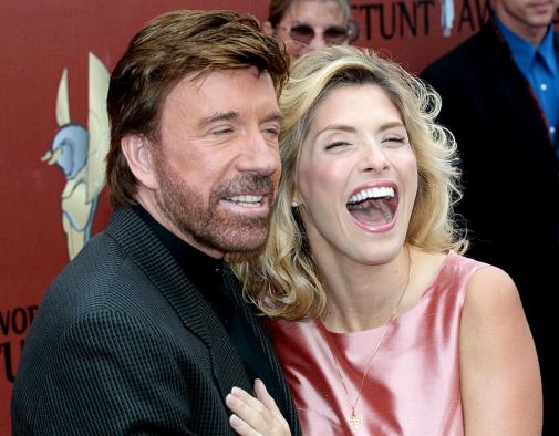Chuck Norris and Gena O'Kelley