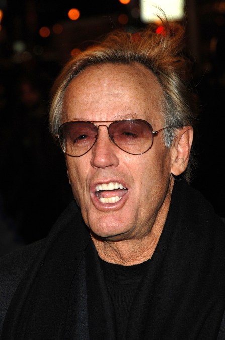 Peter Fonda at the "Ghost Rider" premiere in 2007.