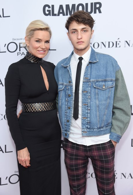 Anwar Hadid and Yolanda.
