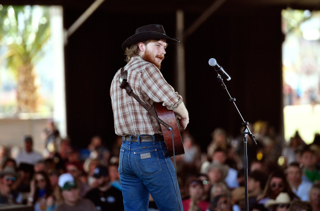 Colter Wall performs onstage during 2018 Stagecoach California's Country Music Festival 
