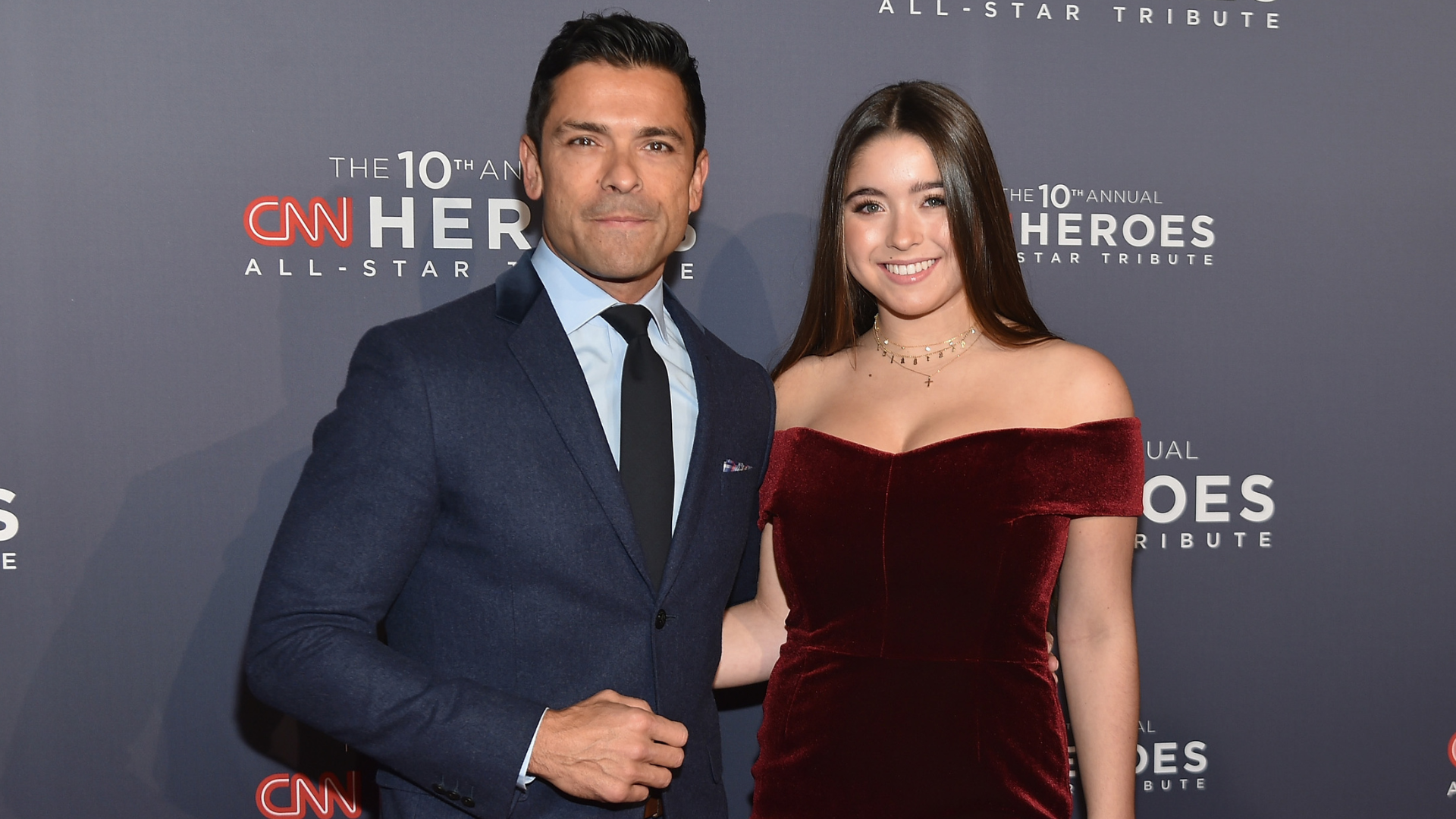 Mark Consuelos and Lola Consuelos