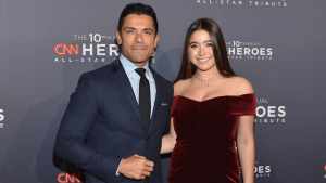 Mark Consuelos and Lola Consuelos