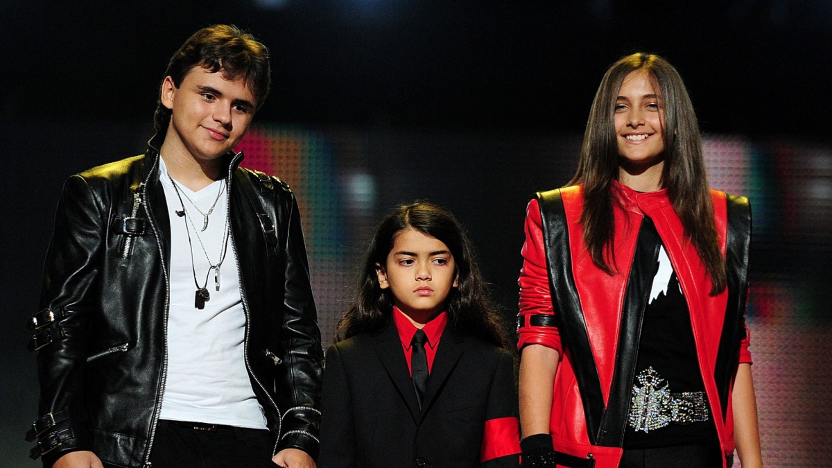 Prince Jackson, Blanket Jackson and Paris Jackson