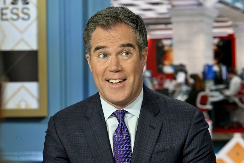 MEET THE PRESS -- Pictured: Peter Alexander, NBC News Chief White House Correspondent, Co-Anchor,Â Weekend TODAY appears on ÂMeet the PressÂ in Washington D.C., Sunday, May 4, 2025 --