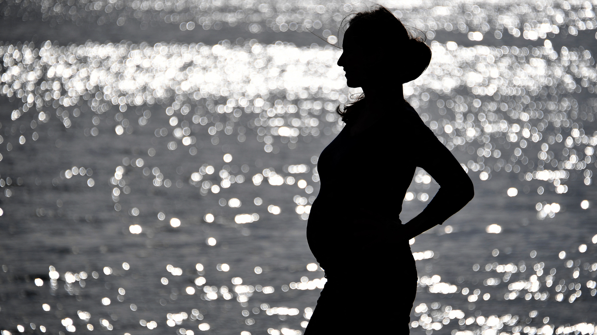 baby bump silhouette