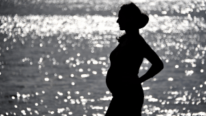 baby bump silhouette