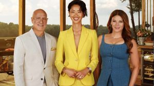 The host and judges for season 23 of Top Chef