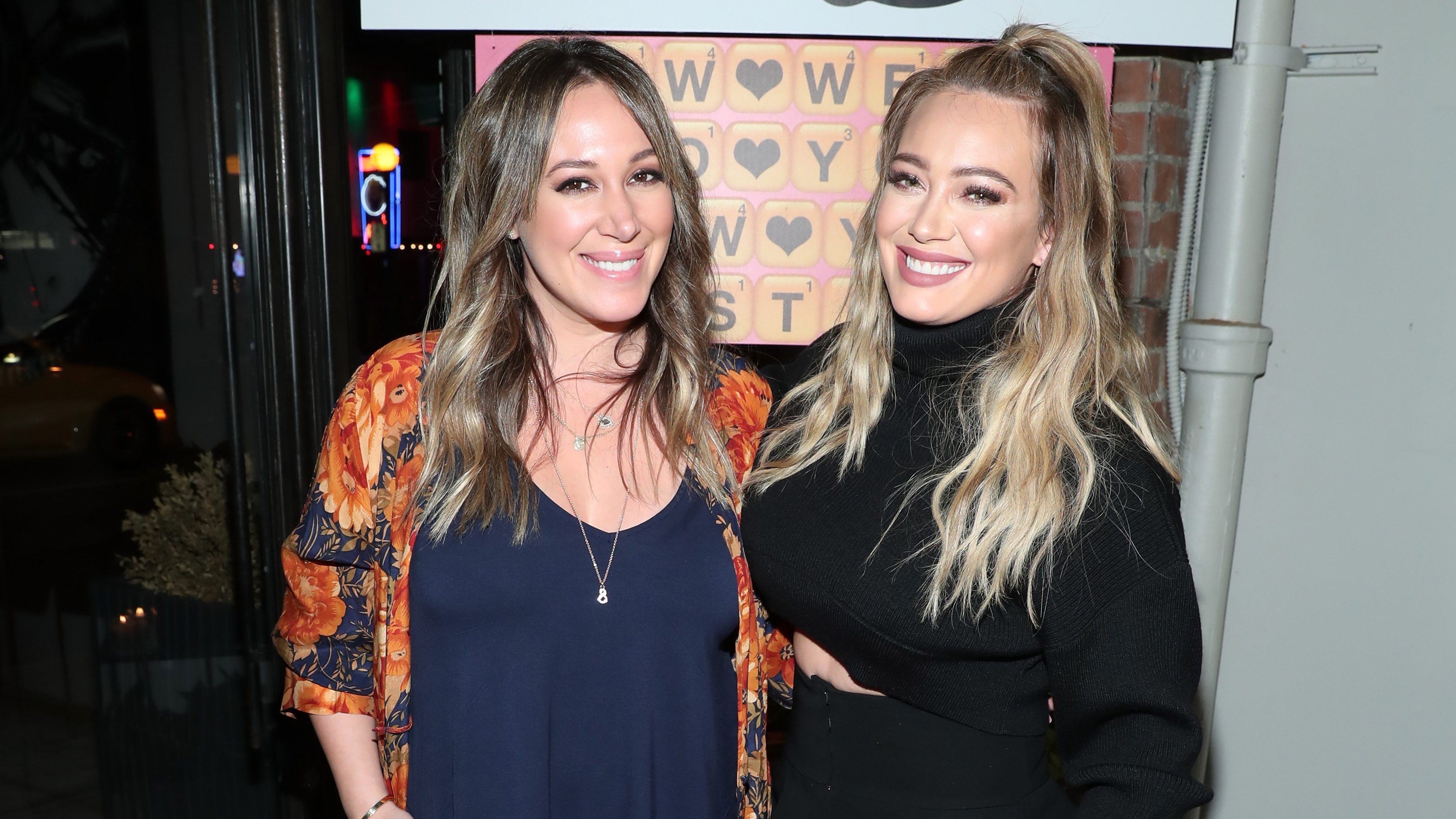 Haylie and Hilary Duff