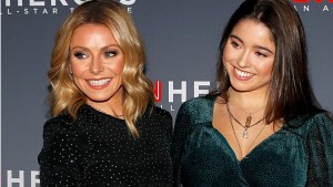 Kelly Ripa and Lola Consuelos