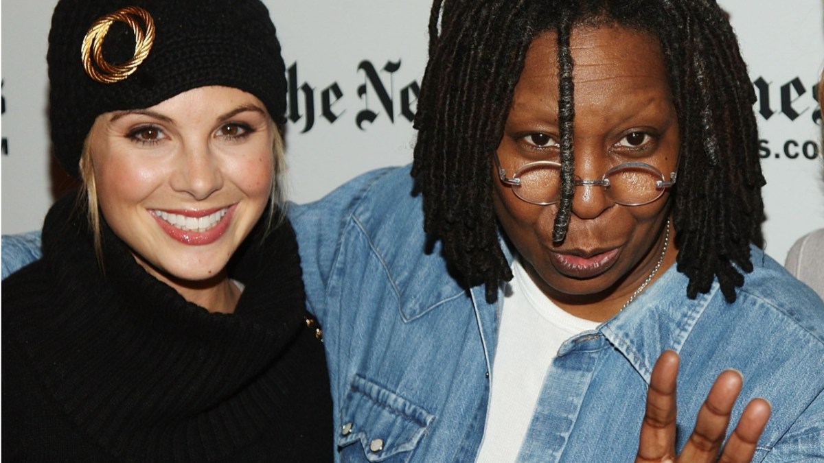 Elisabeth Hasselbeck and Whoopi Goldberg