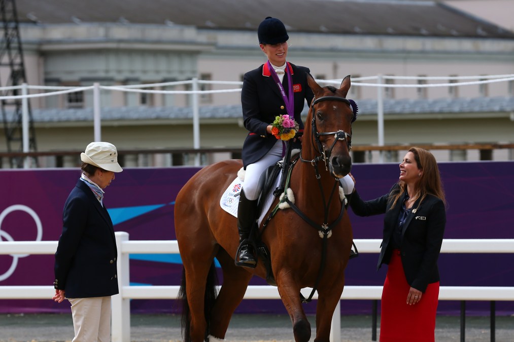 Zara Phillips and Princess Anne