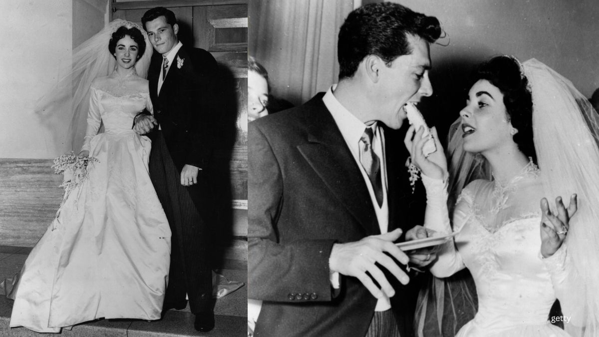 Elizabeth Taylor and Conrad Hilton