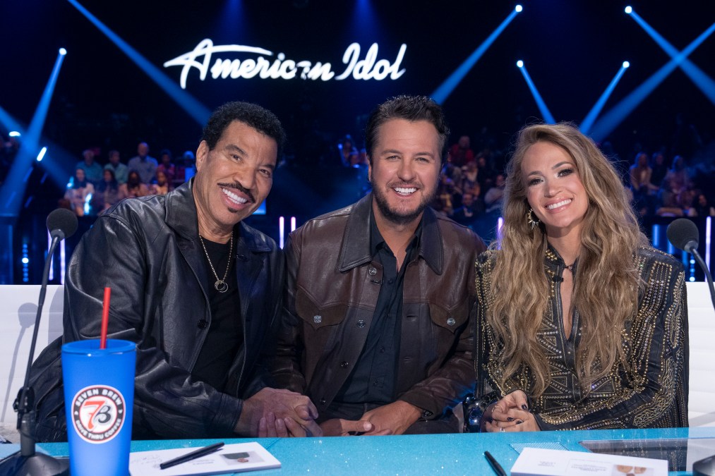 Lionel Richie, Luke Bryan, Carrie Underwood