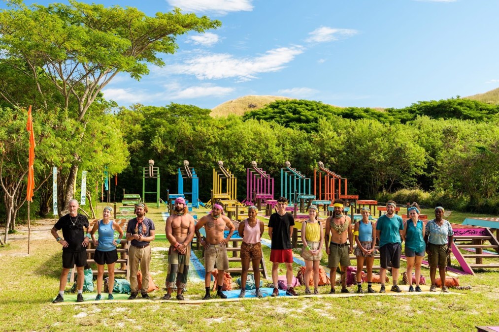 (L-R) Benjamin Wade, Chrissy Hofbeck, Christian Hubicki, Jonathan Young, Joe Hunter, Tiffany Nicole Ervin, Rizo Velovic, Emily Flippen, Ozzy Lusth, Stephenie LaGrossa Kendrick, Rick Devens, Aubry Bracco and Cirie Fields