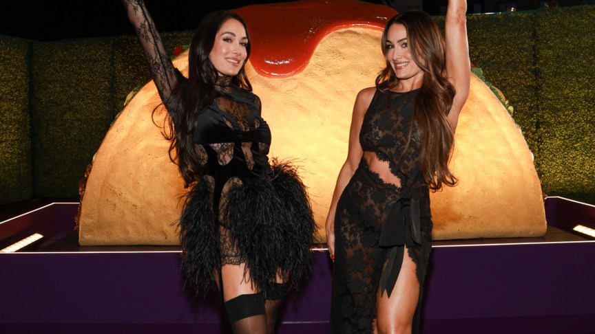 Brie Garcia and Nikki Bella attend an event