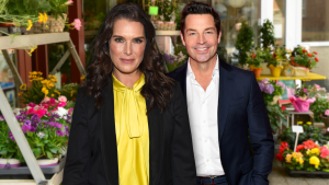Brooke Shields and Brennan Elliott