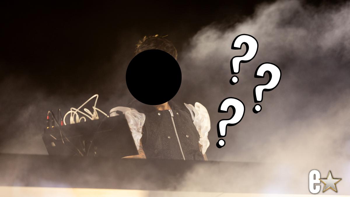 DJ Anyma with his face disguised