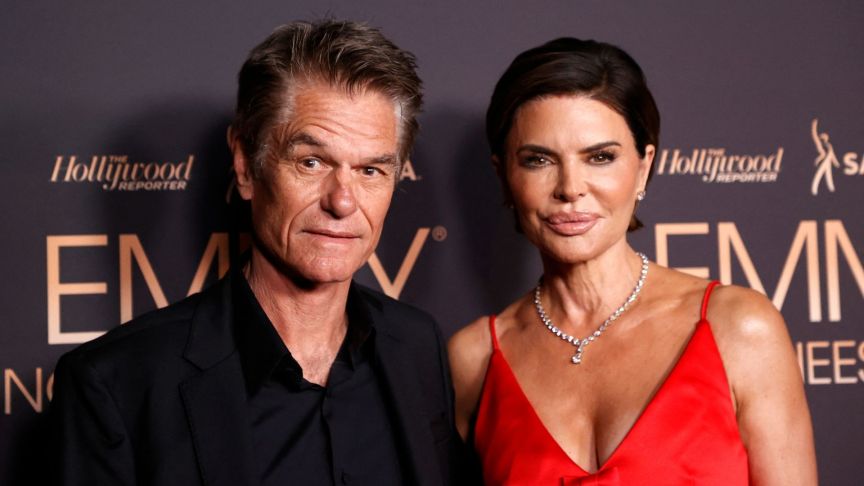 Harry Hamlin and Lisa Rinna