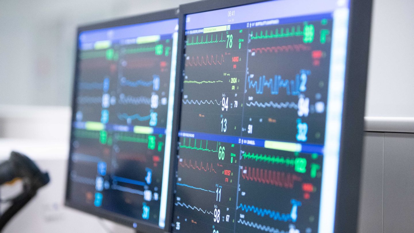 A life support machine.