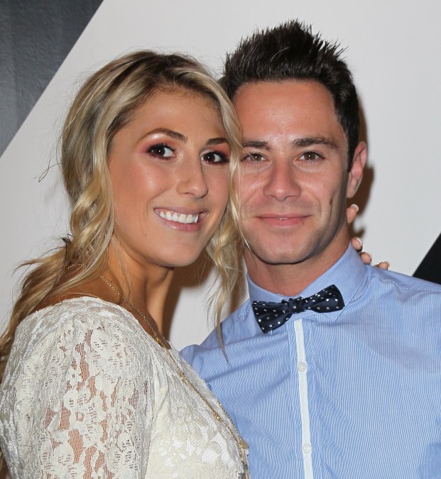 Dancers Emma Slater (L) and Sasha Farber attend the All In For The 99% event on March 31, 2012 