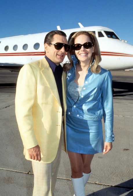 Robert De Niro and Sharon Stone on set of the film 'Casino.'