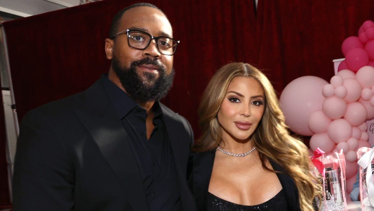 Larsa Pippen and Marcus Jordan attend KIIS FM Jingle Ball Gift Lounge in Los Angeles