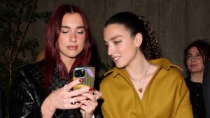 Dua Lipa and Rina Lipa.