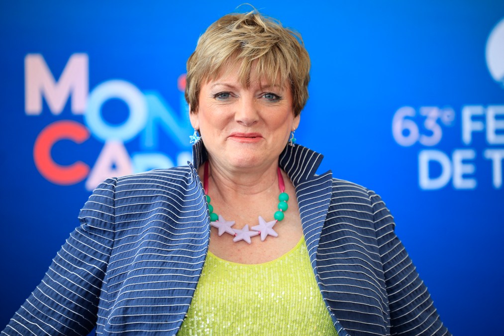 US actress Alison Arngrim poses during a photocall for the serie "Little house on the paririe" 