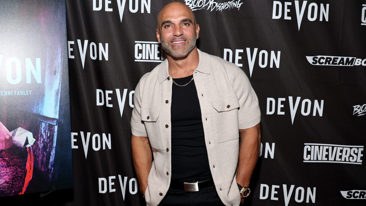 Joe Gorga poses at the “Devon” New York premiere in November 2024