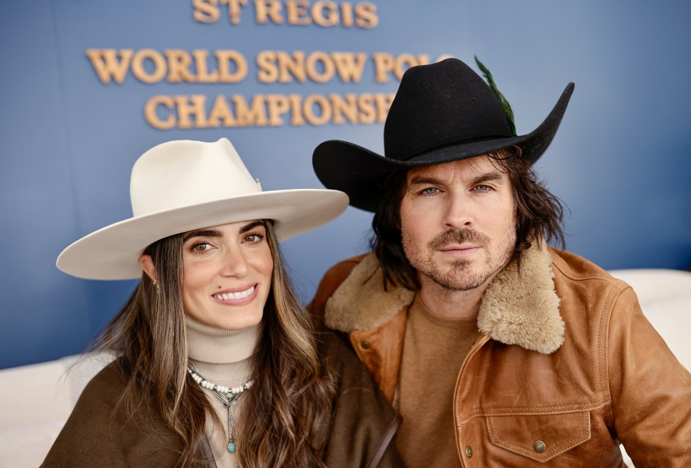 Nikki Reed and Ian Somerhalder